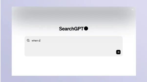 Screenshot of chat GPT search