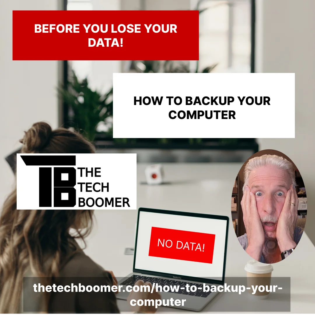 Backup your computer before you lose your data